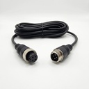EXTENSION CON CONECTOR CON SEGURIDAD M4 - 3 METROS