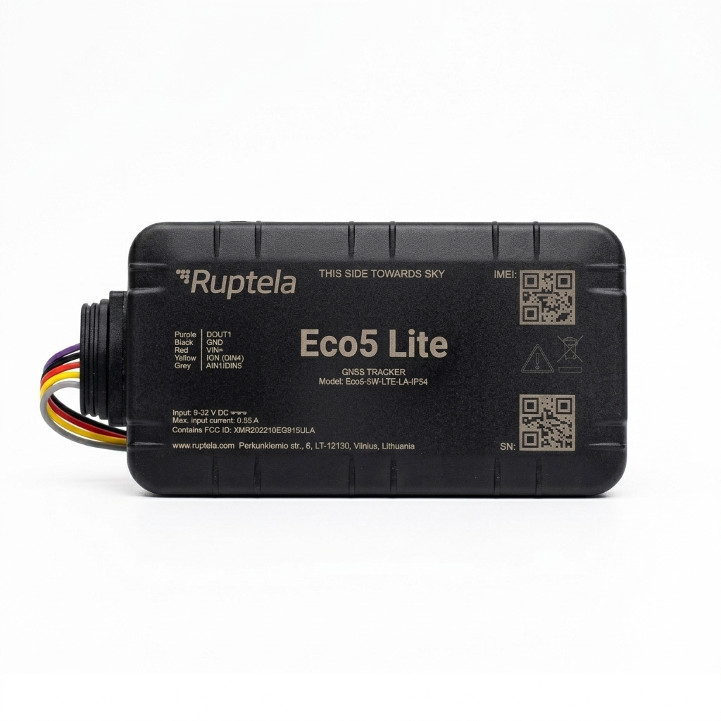 Eco5 Lite + GPS Ruptela Eco5-5W-LTE-LA-IP68